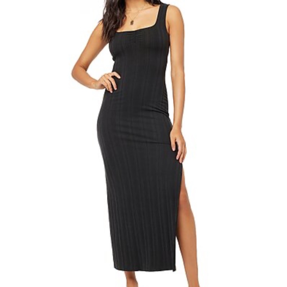 L*Space Celine Black Maxi Dress